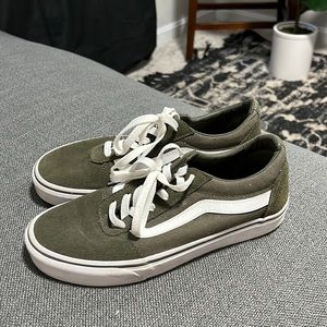 Olive Green Old Skool Vans